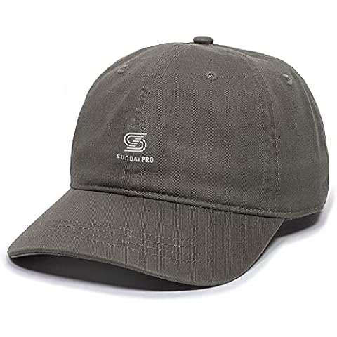 SundayPro Outdoor Cap, Unstructured Soft Cotton Mountain Dad Cap Grey Cover