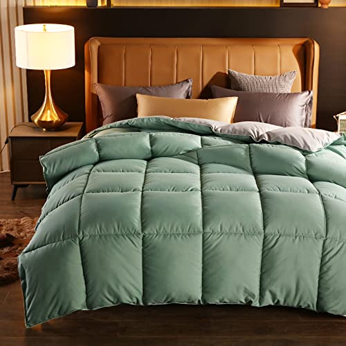 Edredón de lujo de calidad hotelera, edredón para todo el año, para verano e invierno, edredón de plumón de ganso, edredón de invierno, relleno de edredón, funda de edredón de algodón, tamaño