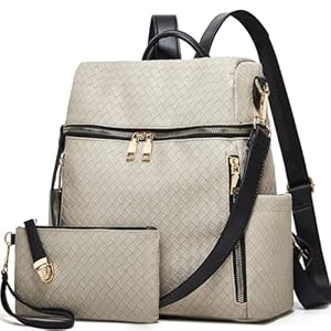 Makes Backpack Purse for Women PU Leathe...