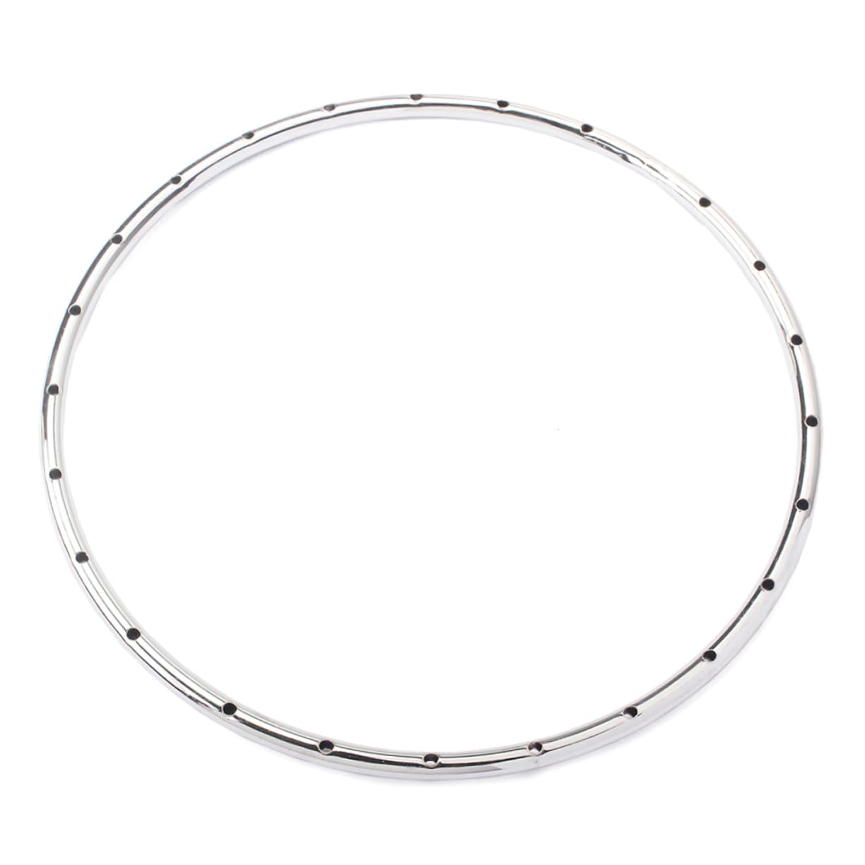 ibasenice Banjo Tension Hoop Flanges Durable Iron Material Easy Installation for Guitar Violin Ukulele Mandolin for Music Enthusiasts DIY Luthiers Silver