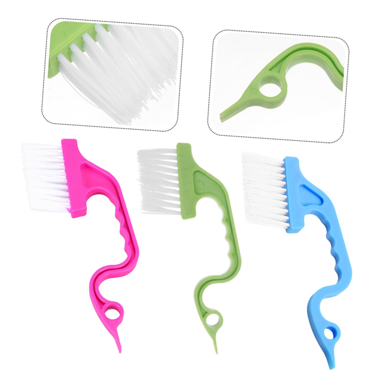 PRETYZOOM 30 Piezas Cepillo De Limpieza De Ventanas Cepillo De Limpieza De Ranuras Cepillo De Limpieza De Baño Cepillo De Fregar para Limpiar Cepillo De Limpieza Nylon
