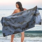 ❤2 tailles en option : cette serviette de plage a 2 tailles différentes (76,2 x 152,4 cm et 78,7 x 180,3 cm), qui peuvent répondre à vos besoins. Cette taille plus grande le rend facile à utiliser sur la plage.