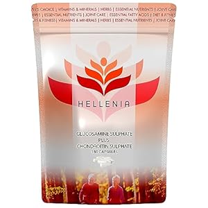 Glucosamine Sulphate 500mg Plus Chondroitin Sulphate 400mg |180 Capsules | Fast Release Formula | Manufactured in the UK