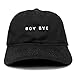 BOY BYE Embroidered 100% Cotton Adjustable Cap - Black