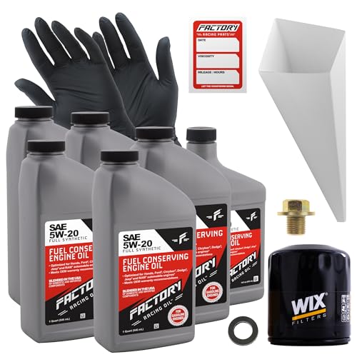 Kit para cambio de aceite sintético 5W-20 5.5 qt