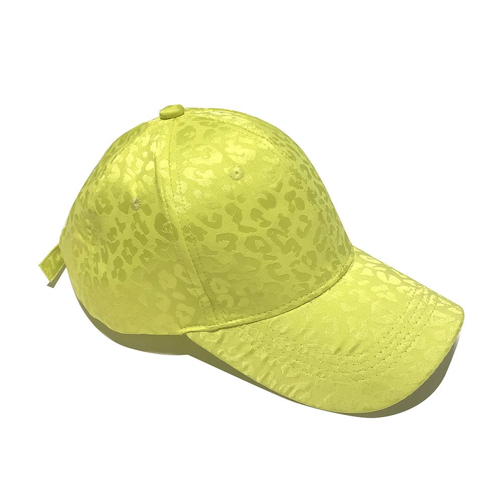 FAYBA Womens Adjustable Leopard Cheetah Print Dad Hat Baseball Cap Outdoor Sports Cap