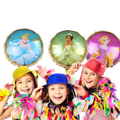 8Pcs Disney Princess Balloon Bouquet, Disney Princess Party Supplies, Girls Birthday Party Decorations #TOP4