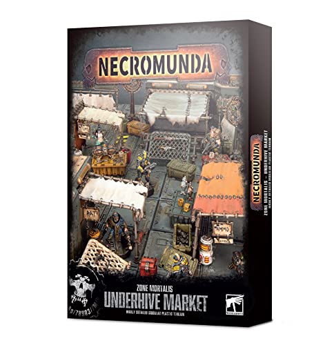 Necromunda Underhive Market Zone Mortalis miniatura 1