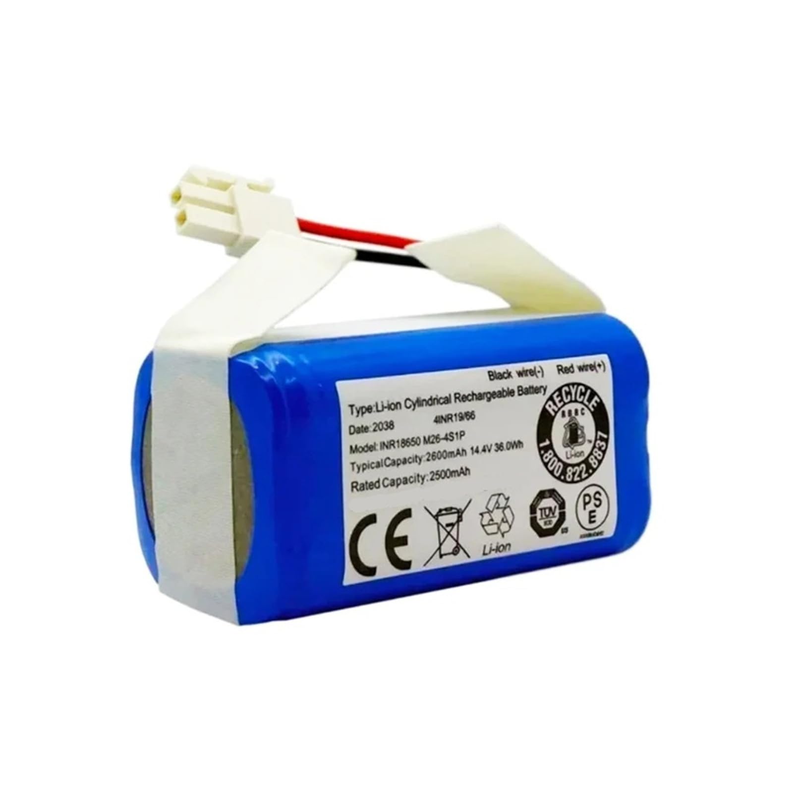 Batería para Ilife A4s de 2800mAh y 14.8V con celdas de litio de alta duración