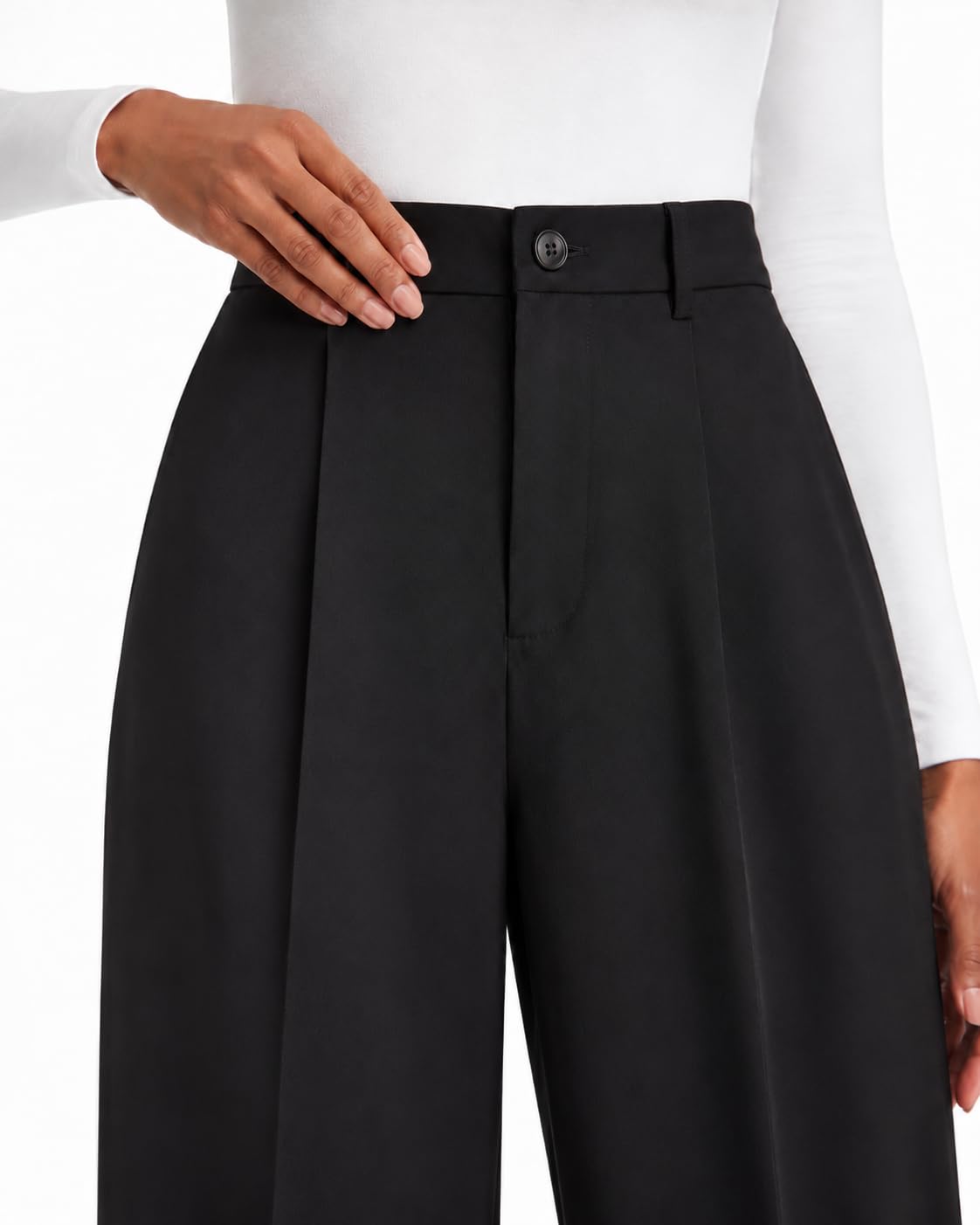 Zylioo Pantaloni da donna alti a gamba larga da donna UK pantaloni extra lunghi da donna pantaloni a gamba lunga | Pantaloni estivi a gamba larga, per il tempo libero, per tutti i giorni