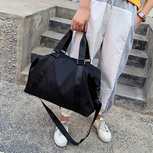 Foldable Travel Duffel Bag Carry on Luggage Bag Lightweight Travel Luggage Bag for Sports Gym Vacation(2)3