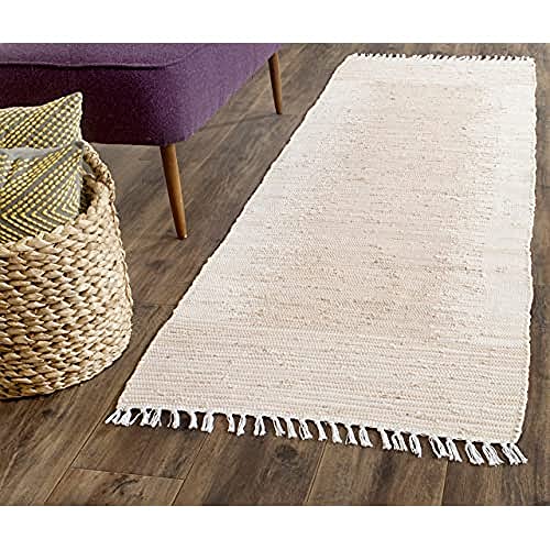 Safavieh Cabrera Alfombra De Tejido Plano, Plata, 121 X 182 X 0,46 Cm P, Algodón, Beige, 68 X 213 X 0.46 Cm Safavieh Cabrera Alfombra De Tejido Plano, Plata, 121 X 182 X 0,46 Cm P, Algodón, Beige, 68 X 213 X 0.46 Cm
