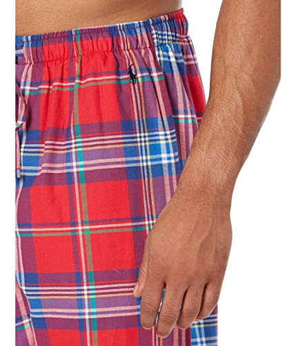 Polo Ralph Lauren POLO RALPH LAUREN Flannel Classic Pajama Pants Clubhouse Plaid/Cruise Navy Pony Print XL3