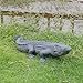 DiliComing Swamp Alligator Garden Statue - 28 Inch Realistic Crocodile Sculpture for Lawn Ornament Stalking Alligator Decor for Yard Gifts for Father 28 x 12 x 6 Inch