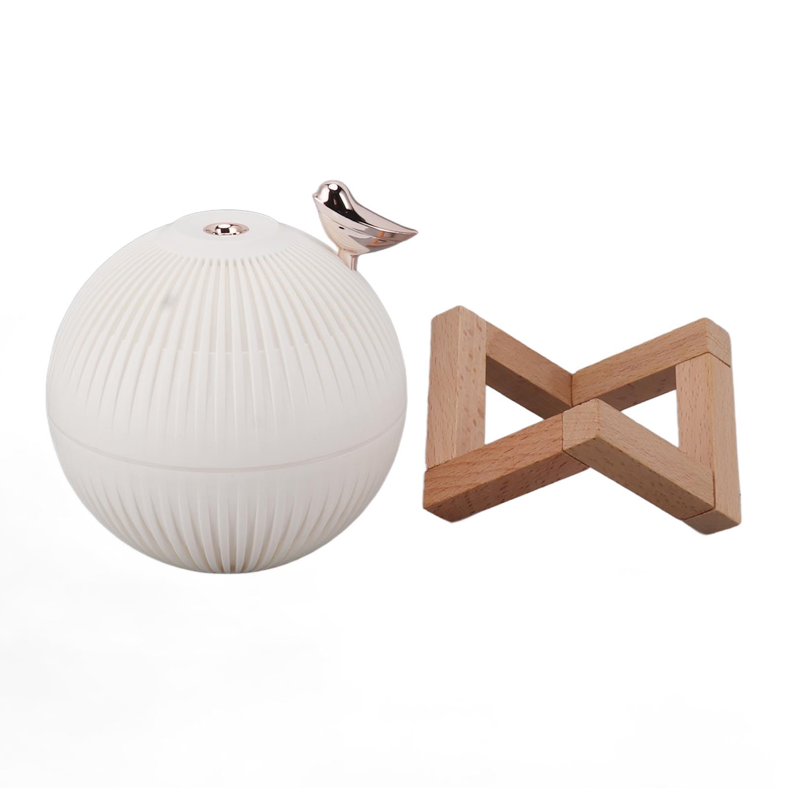 3D Mini Humidifier Cute Portable Small Air Humidifier with USB Compact 330ml Humidifier for Bedroom Office Home