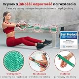 Taśma fitness podciąganie opaska budująca mięśnie, pomoc w podciąganiu + eBook treningowy - oporowa do rozgrzewki | Sprzęt domowej siłowni: sportowa pullup do podciągania się, kalistenika (Tkanina - zestaw 3 szt)