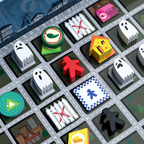 Psychic Pizza Deliverers Go To The Ghost Town - Board Game - 3-5 Players - 30-45 Minutes Play Time #TOP5