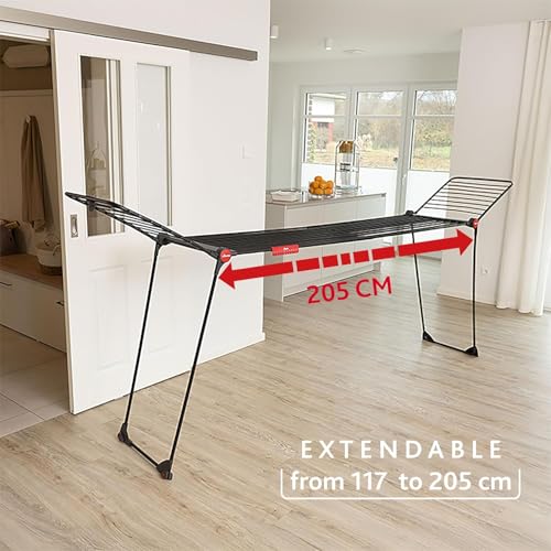 Miniatura 3 de Vileda Stendibiancheria Infinity Flex, Tendedero Plegable, Negro