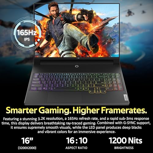 Image of Lenovo Legion 9 16 inch 3.2K 165Hz Gaming Laptop, Intel i9-14900HX, GeForce RTX 4090 16GB GDDR6, 64GB DDR5, 5TB Storage(4TB SSD+1TB Docking Station Set), RGB Backlit Keyboard, Wi-Fi 6E, Win 11 Pro, Black