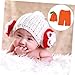 AOKWAWALIY Newborn Halloween Pumpkin Photo Set 0-1 Months Baby Pumpkin Outfit Knitted Cotton Clothing Fashion Comfortable