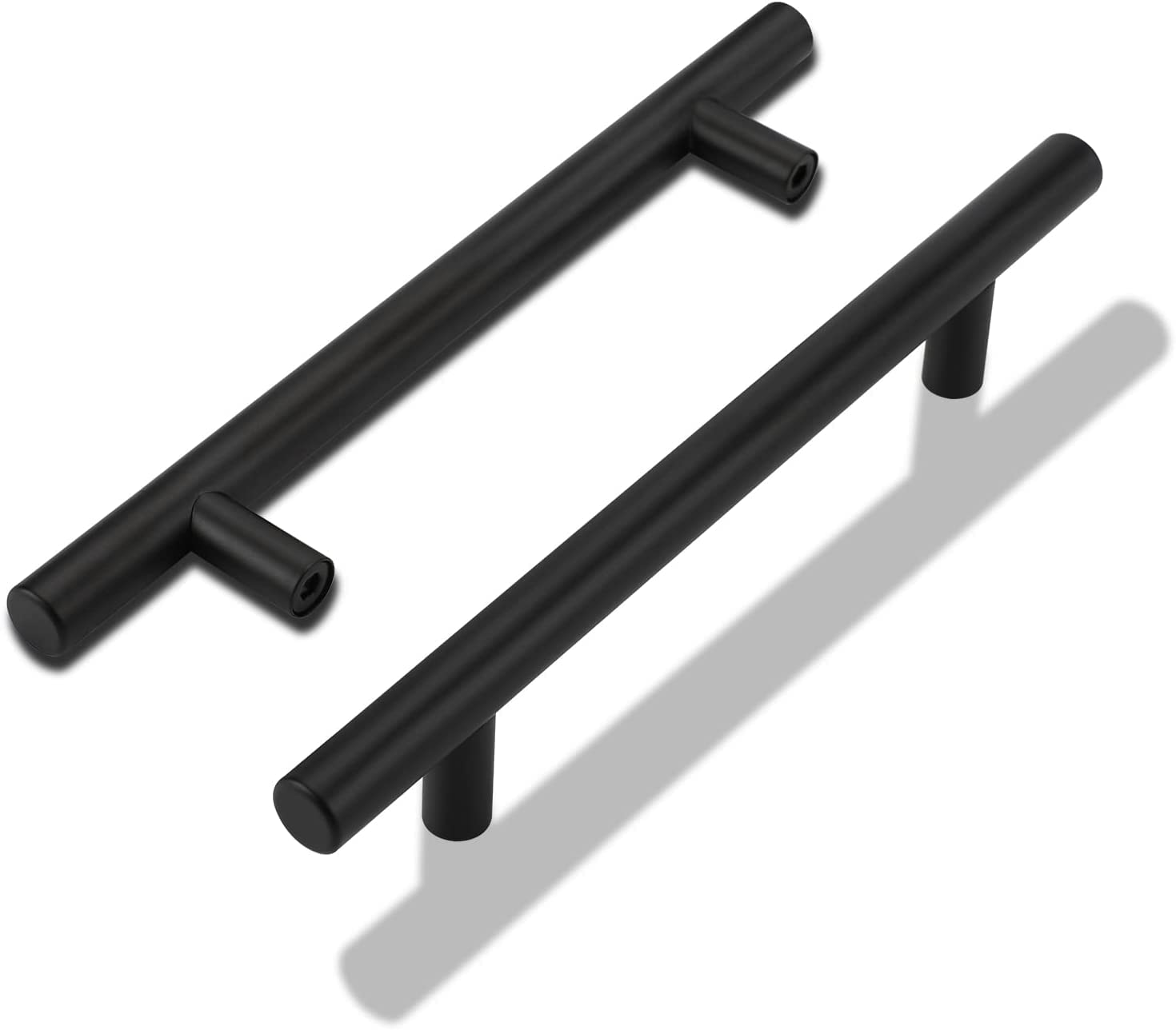 LONTAN 30 Pack Black Cupboard Handles 256mm Black Kitchen Handles Drawer Pulls Kitchen Door Pulls for Cabinet Wardrobe Bathroom Stainless Steel — image 1