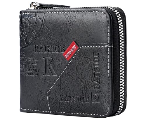 Men's Coin Purse with Multiple Card Slots(Black)