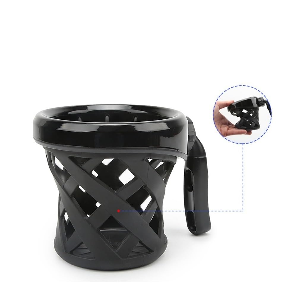 Motorradzubehör Wasserflaschenhalter Getränkehalter Für Motorrad Für Käfig Halterungen(Black)
