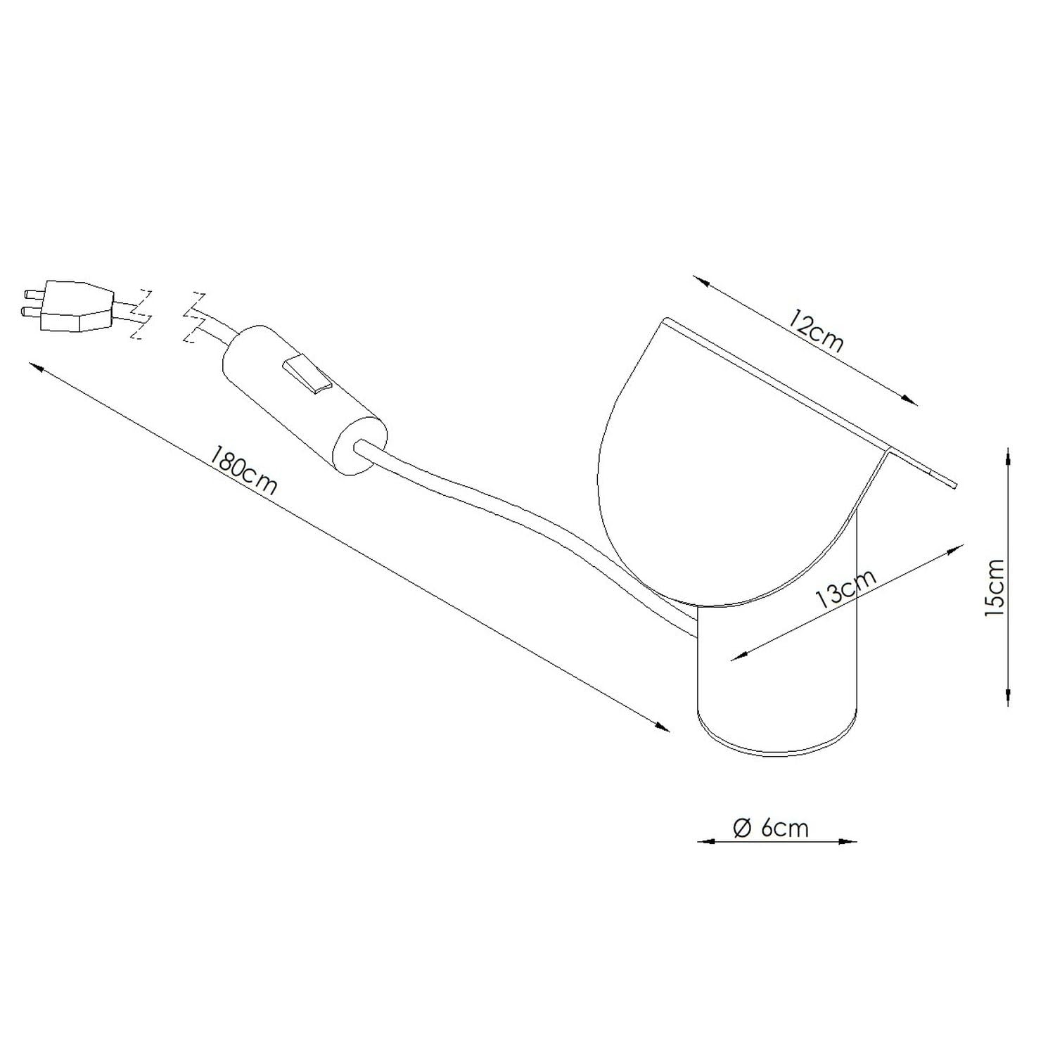 Licht-Erlebnisse LED Tischleuchte Schreibtisch Burgund Aluminium 3000 K schwenkbar Wohnzimmer Büro Modern dekorativ H:15 cm Tischlampe Schreibtisch