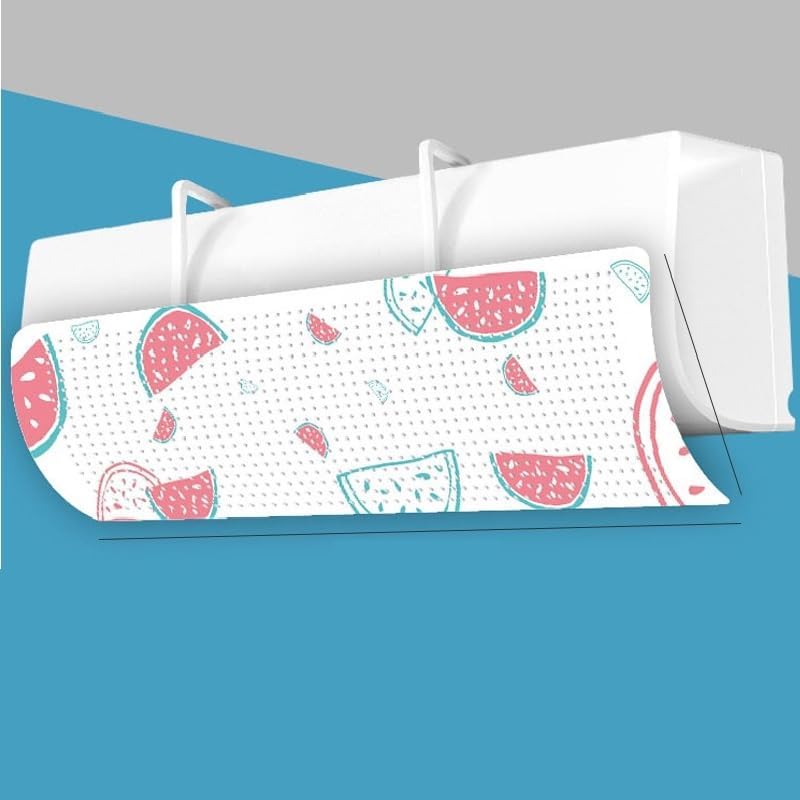 Air Conditioning Deflector, Adjustable Air Conditioner Wings, Anti-Direct Inflation for air Conditioning, Wind deflectors for Cold air Conditioning for all type (Fruit Slice)
