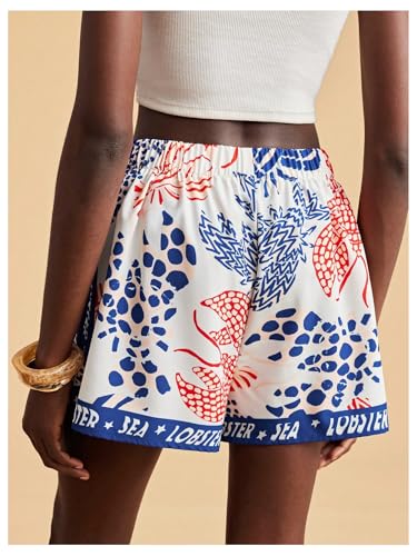 Image of SweatyRocks Women's Boho Mini Skirts Floral Shorts Tie Side Wrap Skorts