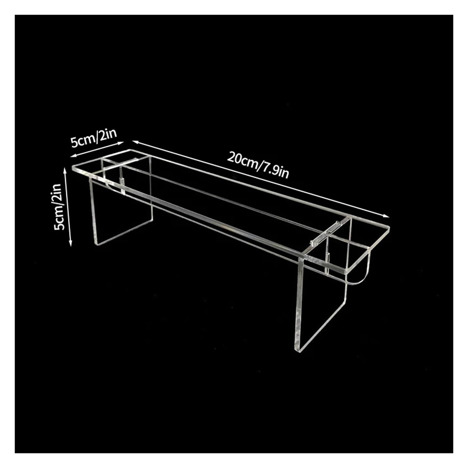Klarer Acryl-Display-Ständer, Acryl Display Stand Rack Organizer Figuren Regal Multi Tier & Größe Klar Acryl(3 Tier 30cm)
