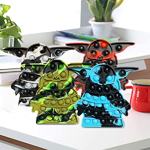 Fidget Toys - Stress Relief Push Bubble Fidgets Sensory Toy, Pop Fidget Toy For Kids Adults - Olive Drab #TOP4