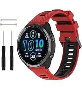 Buwico Cinturino In Silicone Per Garmin Forerunner 945/935 – Ricambio Sportivo Impermeabile (Blu Marino) - 6