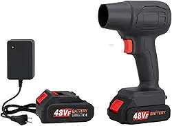 Soprador De Ar Portátil Sem Fio 35000PA Alta Potência - Bateria Recarregável Multiuso - Ideal para Folhas Jardim Carro e Limpeza de Calçadas