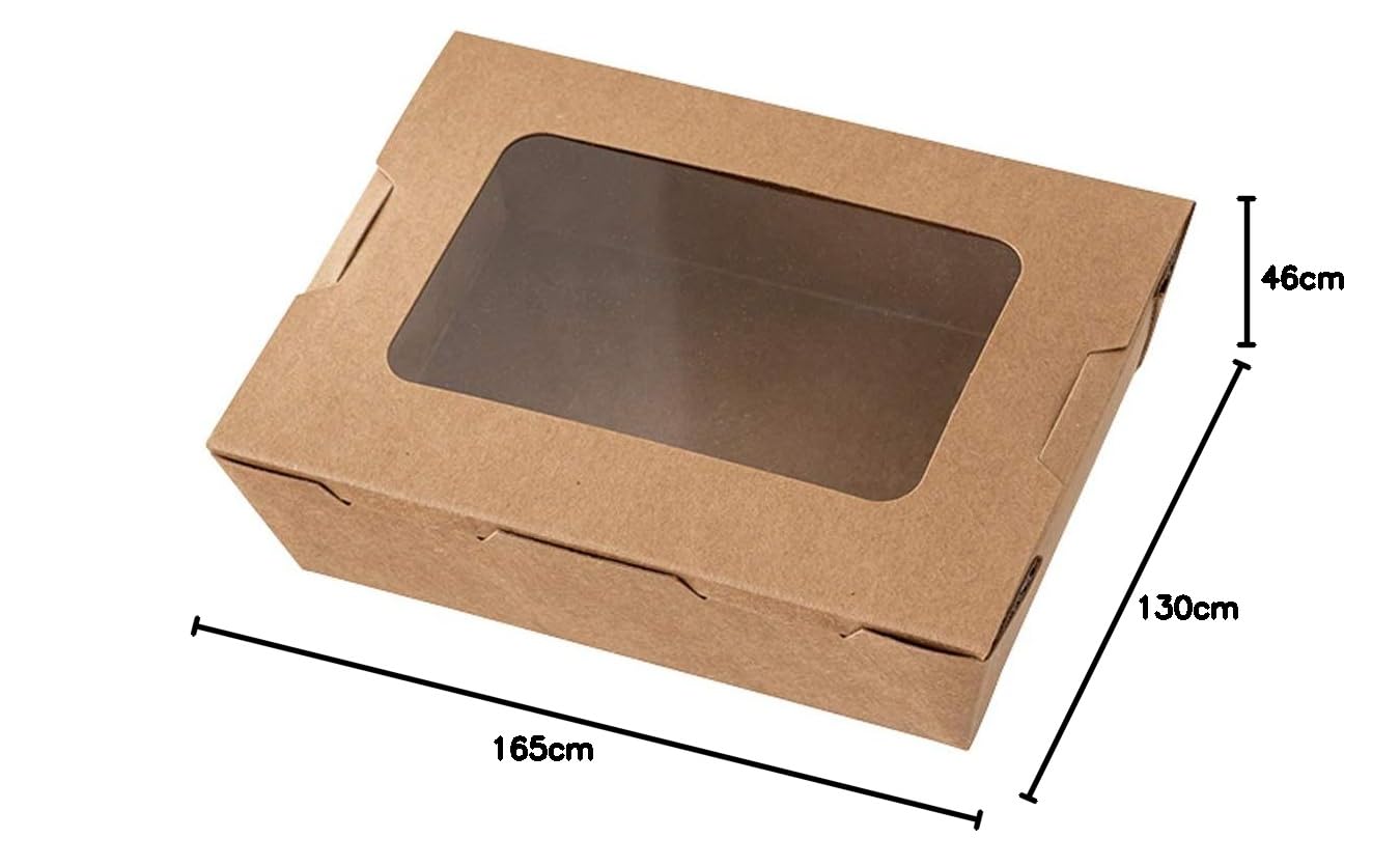 デリボックス 窓付 193枚 Amazon｜ヘッズ デリボックス 16.5×4.6×13cm 茶色 50枚 食品対応