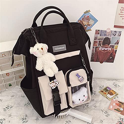 Mochila Kawaii Fofa Linda Garota Com Mochila Escolar, Mochila De Estudante Fofa Mochila De Estudante