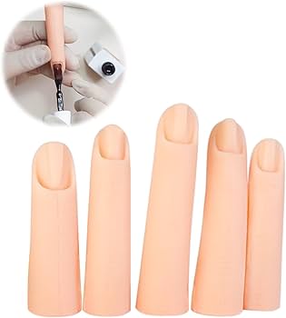 Amazon.co.jp: ADOFUNネイルアート練習用ハンド シリコン練習爪