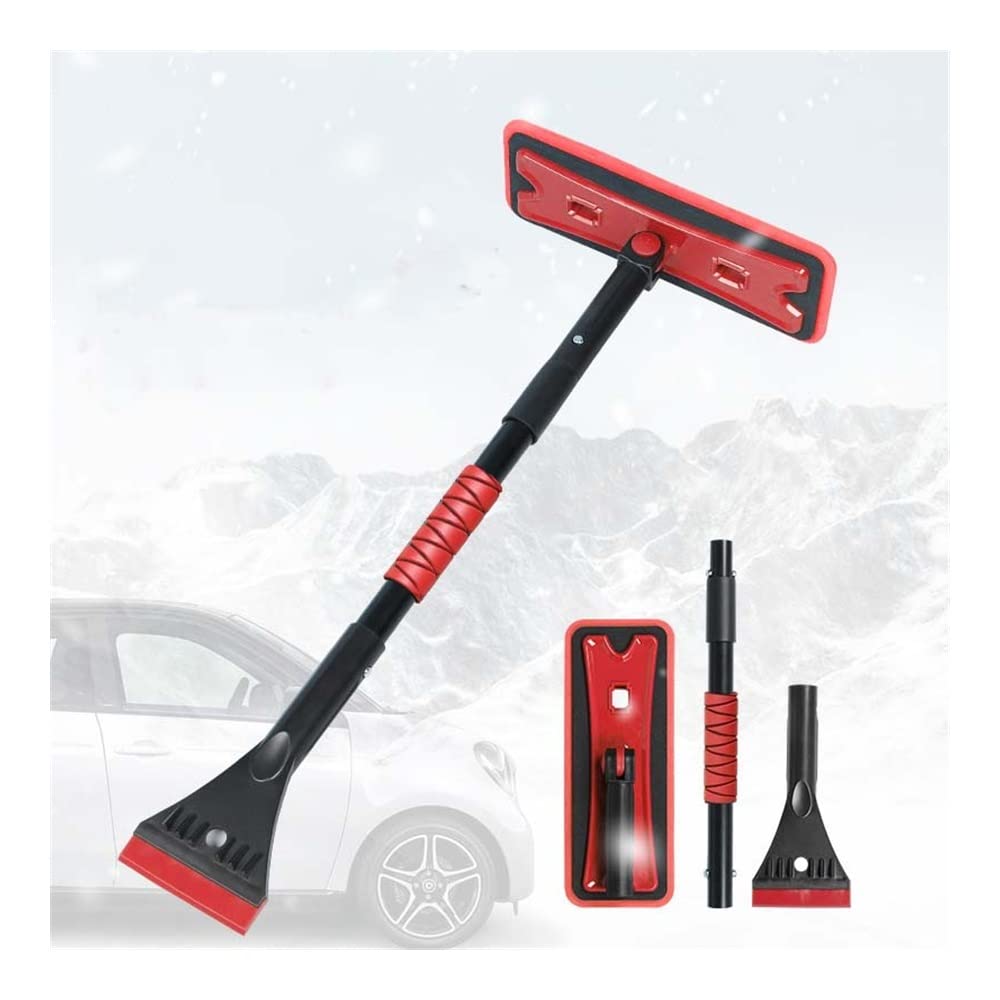 Rascador de hielo para coche Para Palas Quitanieves Automotrices, Parabrisas Desmontable, Limpieza De Escarcha, Esquís, Deshielo, Cepillos Retráctiles Para Nieve Rascadores de hielo para coche(B)