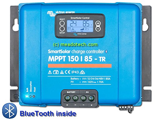 Victron Energy SmartSolar MPPT 150/85-TR (12/24/48V-85A) 85A Solar Charge Controller