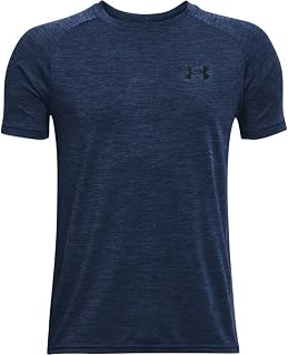 Under Armour Boys UA Tech 2. SS, Breathable and comfortable sports t-shirt, short-sleeved and quick-drying gym clothes for boys