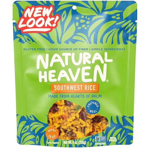 Natural Heaven Hearts of Palm Southwest Rice, Ready & Seasoned