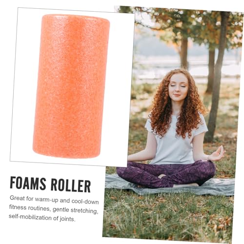 Roller para masaje muscular LABRIMP de material EPP para yoga y fitness, color naranja, 30x15 cm miniatura 3
