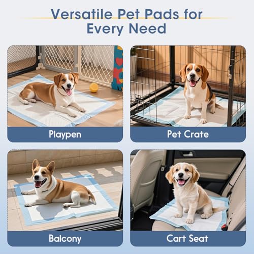 Image of XL Pee Pads for Dogs - 50 Count, 35.4 inch x 31.4 inch Leak-Proof Potty Pads, Extra Large Super Absorbent Dog Pee Pads for Puppies, Small & Medium Dogs, Ideal for Potty Training and Housebreaking
