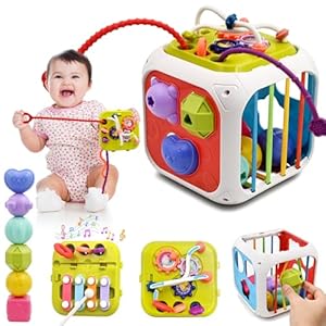 Aituitui 7-in-1 Montessori Motorikwürfel 688-62
