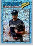 2026 Topps Heritage Chrome Light Blue Sparkle Refractor Baseball Card #280 Trevor Larnach Minnesota Twins