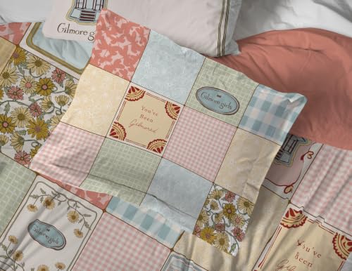Image of Jay Franco Comforter Set Includes Sheets and Pillow Covers - Soft and Cozy Bed Set for Stylish Room Decor, Official Licensed Bedding, Multi - Gilmore Girls, 5 Piece Twin