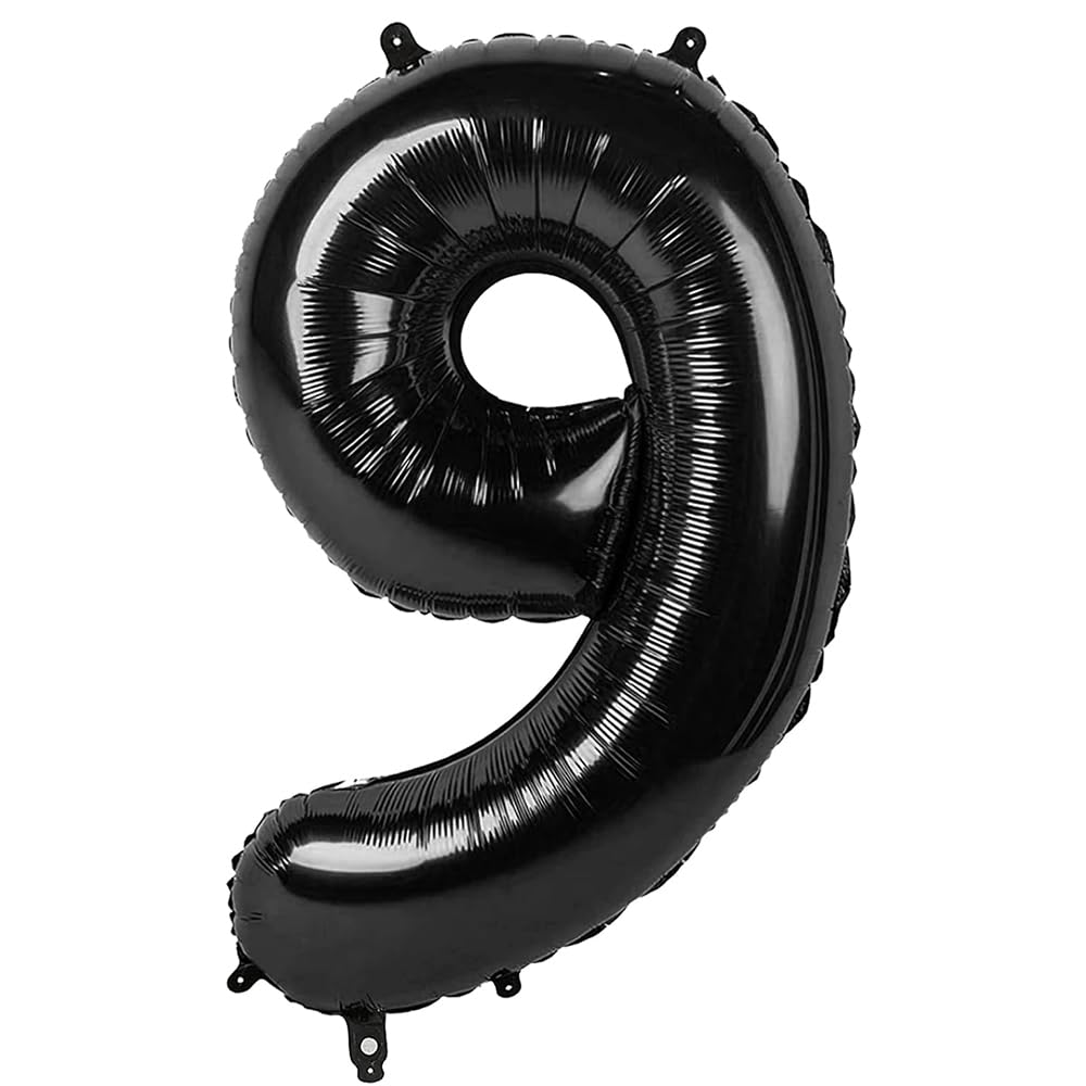 Foil Globo Número 5 Azul 40" (101cm), Inflable Helio o aire, Gigante Numeros 0-9, 10-19, 20-29, 30-100, Grande Globos Decoración para La Boda Aniversario y Cumpleaños Fiestas — view 332