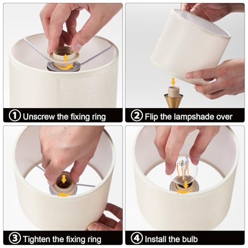 Intelive D-20628M2 Cordless Table Lamp With Dimmer, 5200Mah Battery Operated Lamp Outdoor, Small Portable Rechargeable Lamp, Touch Stepless Dimmable Table Lights For Patio Dinning Side End Table Kitchen, Antique Brass thumb #8
