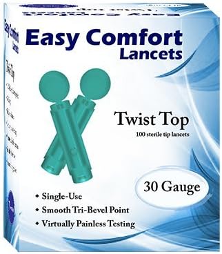 Easy Comfort Sterile Lancets - Box of 100
