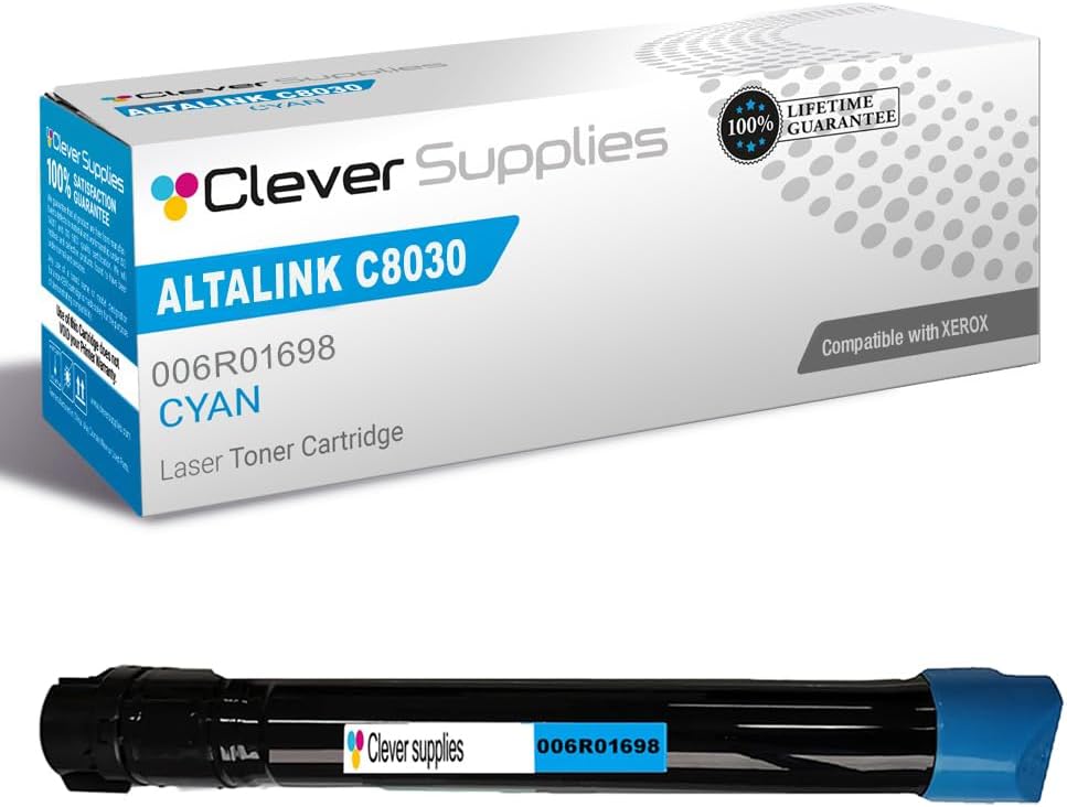 CS Replacement Compatible with Xerox ALTALINK C8030 Toner Cartridge 006R01698 to use with ALTALINK C8035 ALTALINK C8045 ALTALINK C8055 ALTALINK C8070 (Cyan, 1-Pack)